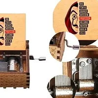 La Casa De Papel Print Bella Music Ciao Box Wooden Engraved Vintage Musical Box Gifts Colorful (Berlin)-thumb3