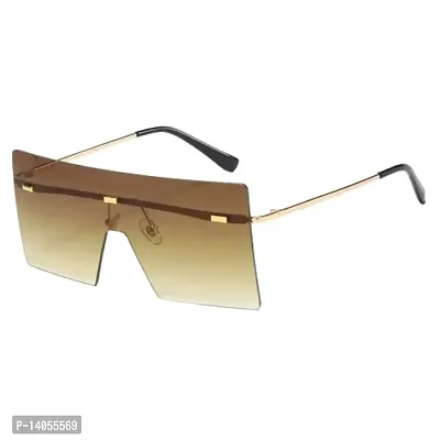 FUSKED Sunglasses for Women  Girls | Tinted Brown Lens | Goggles, Glasses, Shades, Eyewear, Chasma, Glares for women | accessories for women | Cool, Funky, Stylish ladies sunnies-thumb0