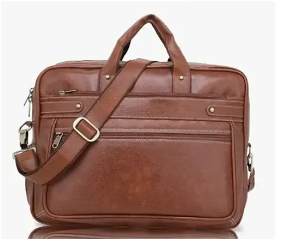 Leather 15.6 Inch Laptop Bag With Laptop Compartment