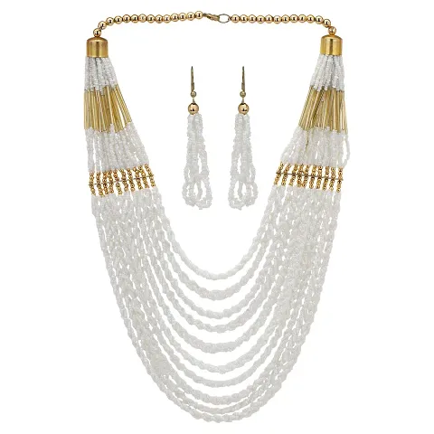 Pearl Layered Necklace Set