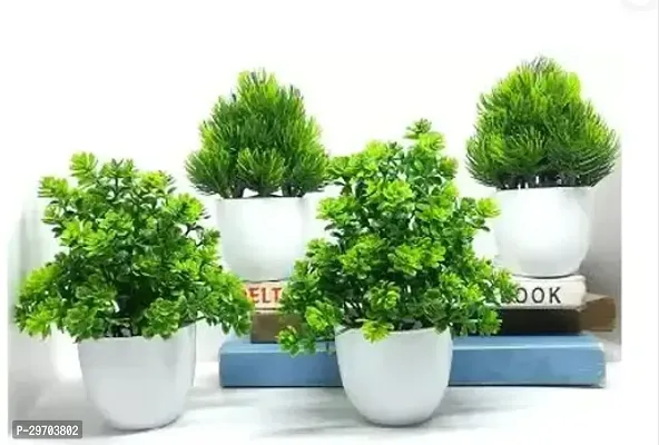 Beautiful Artificial Plant With Pot For Interior Decoration Pack Of 4-thumb0