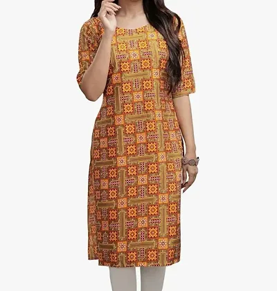 Stylish Crepe Stitched Kurta For Women