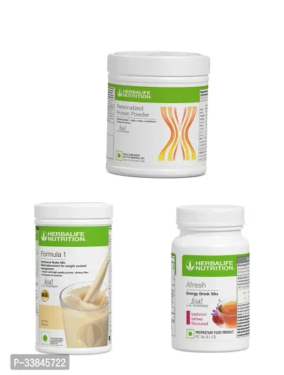 Herbalife Nutrition Weight Loss Powder Formula 1 Vanilla Kashmari Khawa  Pack of 3