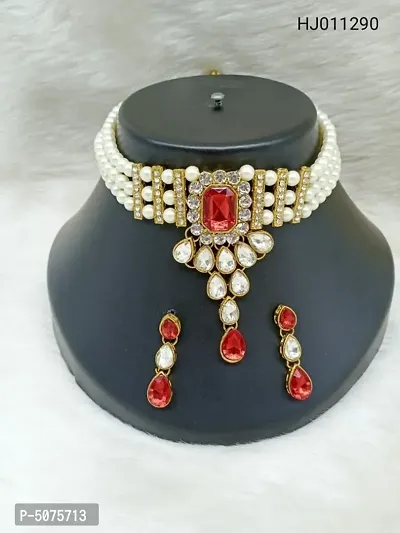 Trendy Pearl Jewellery Set for Women-thumb0