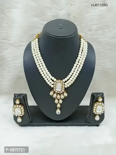 Trendy Pearl Jewellery Set for Women-thumb0