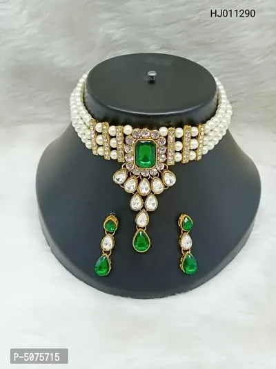 Trendy Pearl Jewellery Set for Women-thumb0