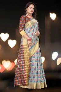 Classic Cotton Saree with Blouse piece-thumb1