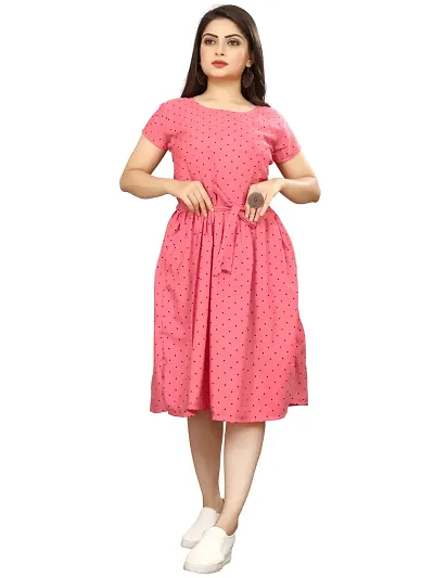 Stylish Crepe Dress For Women