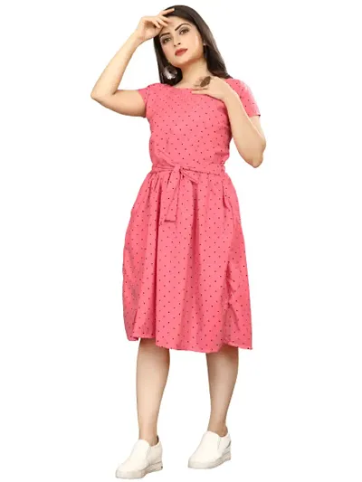 Stylish Crepe Dress For Women