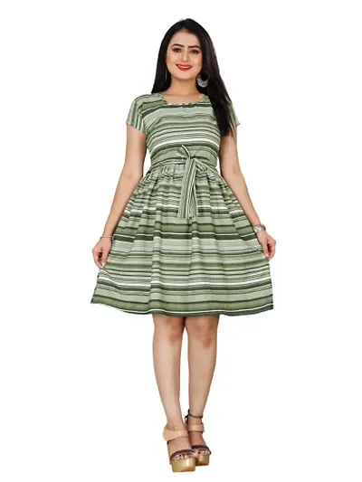 Stylish Crepe Dress For Women