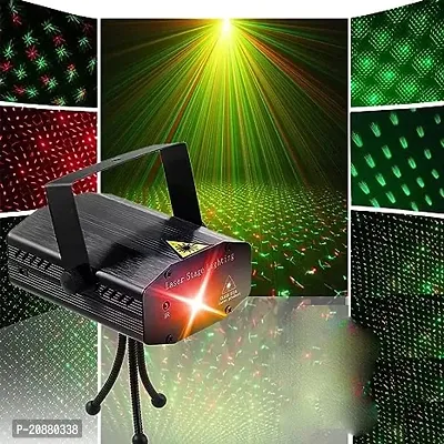Laser Projector Christmas Decorations Laser Disco Light Laser Light Dj Voice-Activated DJ Disco Party Club Light Single Disco Ball