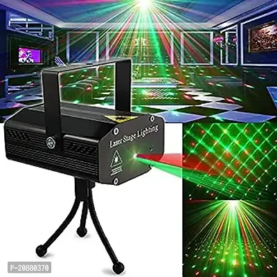 Laser Projector Christmas Decorations Laser Disco Light Laser Light Dj Voice-Activated DJ Disco Party Club Light Single Disco Ball-thumb0