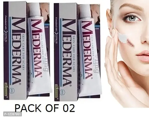 PROFESSIONAL MEDERMA SKIN CARE FOR SCARS PACK OF 02