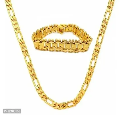 PROFESSIONAL GOLD CHAIN WITH GOLD BRACLETE