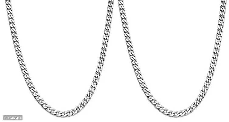 PROFESSIONAL SILVER CHAIN PACK OF 02
