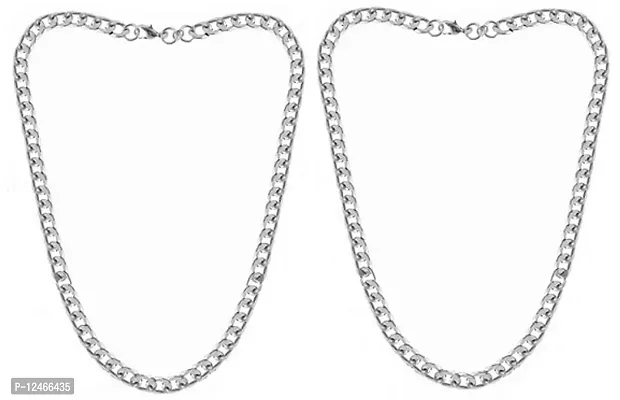 PROFESSIONAL SILVER CHAIN PACK OF 02