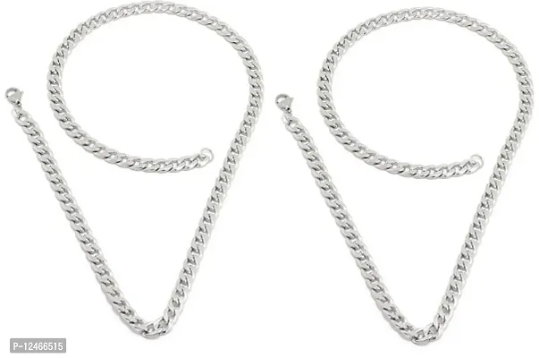 PROFESSIONAL SILVER CHAIN PACK OF 2