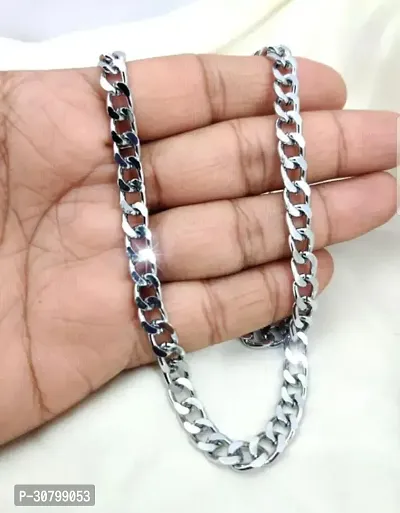 Silver Necklace Chains for Boys-thumb0