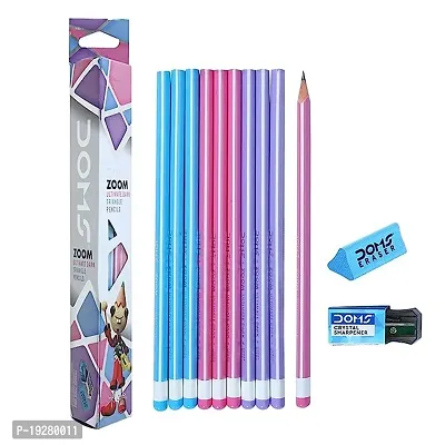 Doms Zoom Ultimate Dark Triangle Pencils, Pack Of 24-thumb0