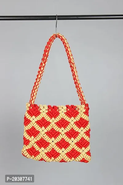 Stylish Multicoloured  Fabric Solid Handbags For Women