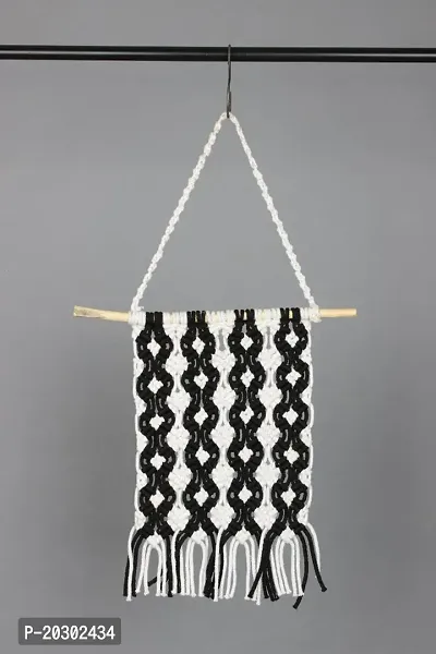 Designer White Fabric Wall Hanging