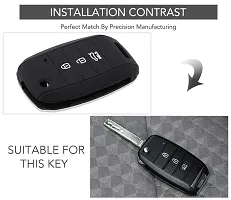 CLOUDSALE ; Your Store. Your Place 4 Buttons Silicone Key Cover Compatible with kia Optima k5 Sorento cerato (Pack of 1)-thumb1