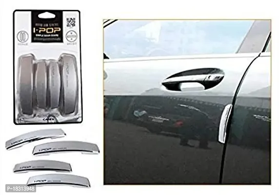 CLOUDSALE ; Your Store. Your Place Original I-POP High Glossy Slim Door Edge Guards (Silver) -Set of 4-thumb4