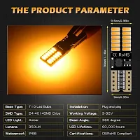 CLOUDSALE ; Your Store. Your Place T10 24 Led Smd Chip Terminal In Canbus error free Amber (Pack Of 2)-thumb2