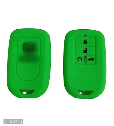 CLOUDSALE ; Your Store. Your Place Silicone Key Cover Compatible with Honda Civic (2019) Smart Key (Green) Pack of 1-thumb0