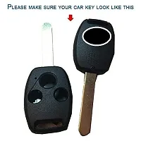 CLOUDSALE ; Your Store. Your Place Silicone Key Cover Compatible with 3 Button Key Honda Accord (Pack of 2)-thumb1