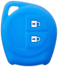 Cloudsale Silicone Key Cover Compatible with Suzuki 2 Button Remote Key (Blue)-thumb1