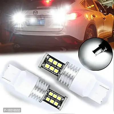 CLOUDSALE ; Your Store. Your Place White T20 7440 2835 Chip Car 15 LED SMD Reverse Back Up Lamp Bulb Light DC12V(Pack of 2)-thumb2