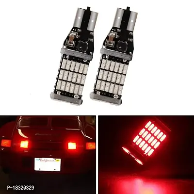 CLOUDSALE ; Your Store. Your Place T15 LED Bulb Super Bright 45 SMD 10w 1000lm 6000K Canbus Error Free Bulbs Fit For Auto Backup Reverse Lights - Pack of 2 (Red)