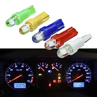 CLOUDSALE Car Interior T5 led 1 SMD led Dashboard Wedge Car Light 12v (Green, Pack of 2)-thumb4