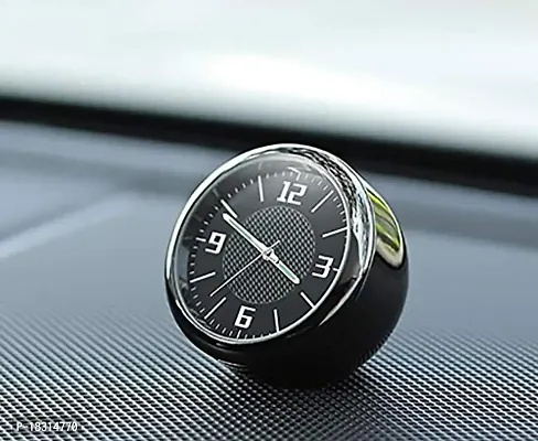CLOUDSALE Universal Car Dashboard Analog Clock with Vent Clip and Adhesive Tape