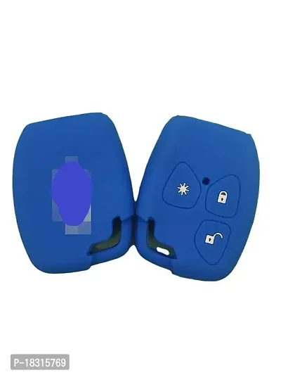 CLOUDSALE ; Your Store. Your Place Silicone Remote Key Cover for Xylo and Quanto Remote Key 3 Button (Blue, Pack of 1)