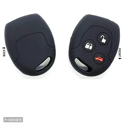 CLOUDSALE ; Your Store. Your Place Silicone Remote Key Cover for New Ford Fiesta/Fusion/Figo (for 3 Button Type Key)-thumb2