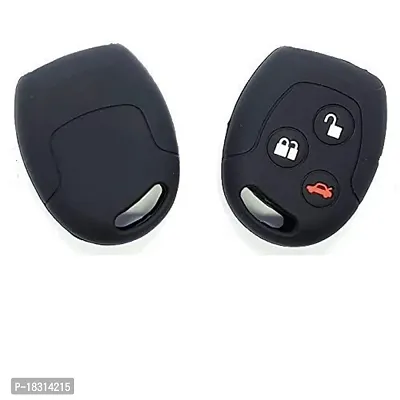 CLOUDSALE ; Your Store. Your Place Silicone Remote Key Cover for New Ford Fiesta/Fusion/Figo (for 3 Button Type Key)-thumb0