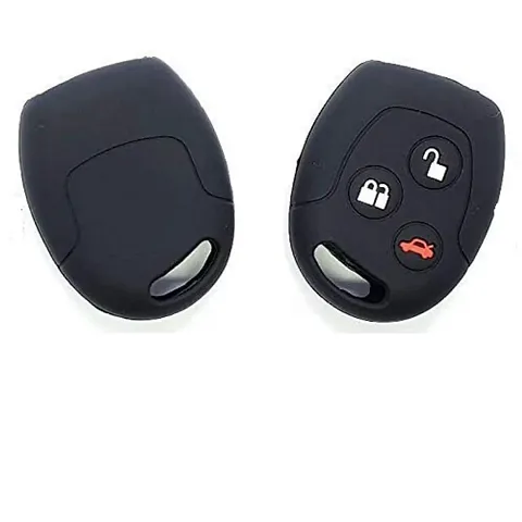 Cloudsale Silicone Key Cover for Fiesta, Fusion, Figo 3 Button Remote Key