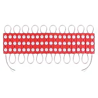 Cloudsale 3 LED Strips 12V Waterproof 5630/5730 LED SMD Injection Module (Red)-thumb1