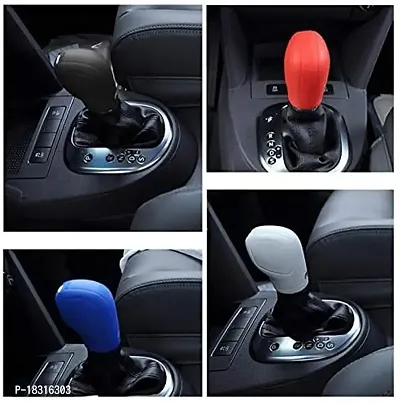 CLOUDSALE ; Your Store. Your Place Car Gear Shift knob Silicon Cover for Automatic Transmission only(Grey)-thumb5