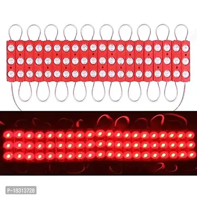 Cloudsale 3 LED Strips 12V Waterproof 5630/5730 LED SMD Injection Module (Red)