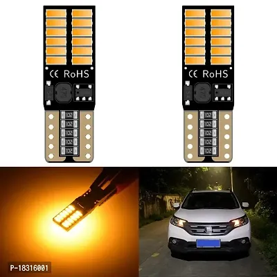 CLOUDSALE ; Your Store. Your Place T10 24 Led Smd Chip Terminal In Canbus error free Amber (Pack Of 2)-thumb2