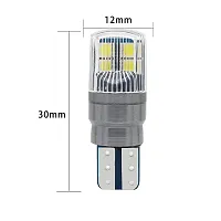 CLOUDSALE Canbus T10 3030 8SMD DC 12V 24V LED Light Bulbs Error Free Car Leds Clearance Instrument Door Lamp White (Pack of 2)-thumb1