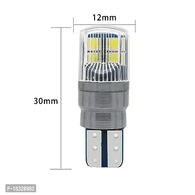 CLOUDSALE Canbus T10 3030 8SMD DC 12V 24V LED Light Bulbs Error Free Car Leds Clearance Instrument Door Lamp White (Pack of 2)-thumb2