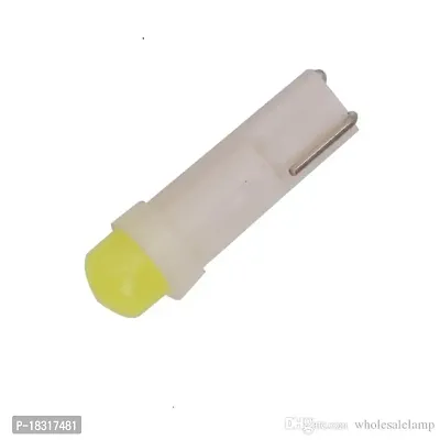 CLOUDSALE Car Interior T5 led 1 SMD led Dashboard Wedge Car Light 12v (Yellow, Pack of 2)-thumb0