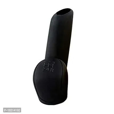 Cloudsale 2 PCS Car Silicone Grips Handbrake Cover (Black)