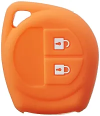 Cloudsale Silicone Key Cover Compatible with Suzuki 2 Button Remote Key (Orange)-thumb1