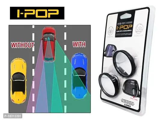 Ipop Adjustable Blind Spot Wide Angle rear Mirror for Car-thumb0