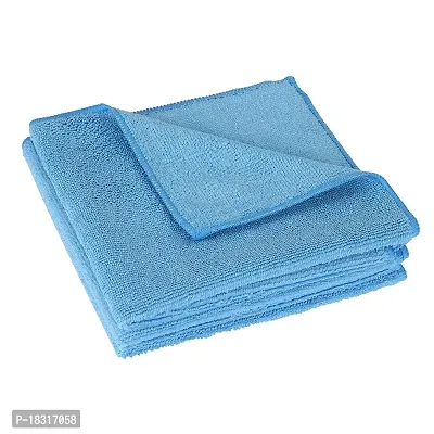 CLOUDSALE ; Your Store. Your Place Micro Fiber Multipurpose Cleaning Cloth (Pack of 2, Blue)-thumb0